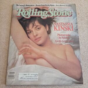 Rolling Stone Magazine Nastassia Kinski May 27 1982 Issue 370 Avedon